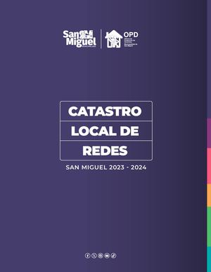 Catastro Local de Redes