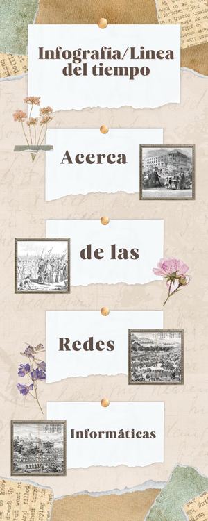 Infografía/Linea Del Tiempo Sobre Las Redes Informáticas