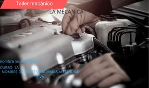 Tarjeta De Presentación Taller Mecánico Simple Moderno Rojo