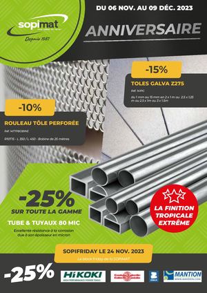 SOPIMAT ANNIVERSAIRE