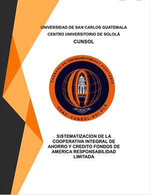 Sistematizacion De Fondos De America R L