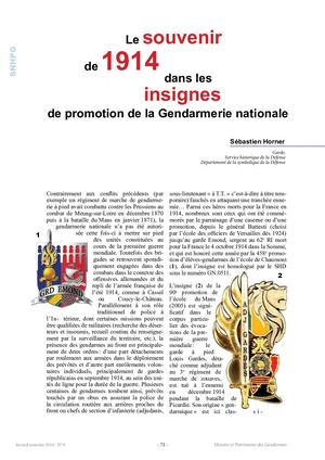 10 Rhpg9 Souvenir De 14 Dans Les Insignes Horner