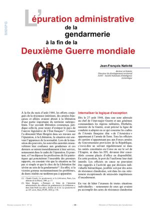 4 Revue Hpg 10 L'épuration Administrative Nativité