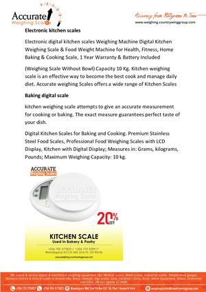 Dial Mechanical Kitchen weighing Scales in Kampala