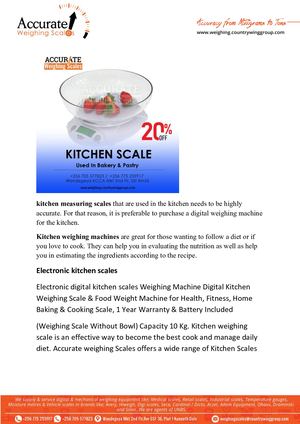 Digital Kitchen Scale Weighing for Cooking Baking in Kampala