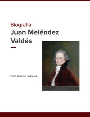 Biografía - Juan Meléndez Valdés