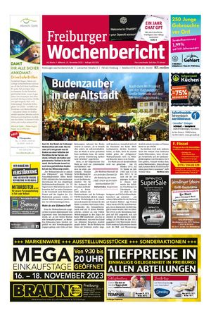 Freiburger Wochenbericht Fwb 15 11 2023