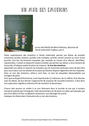 Mur Des Emotions En Maternelle U3rcey8xjc