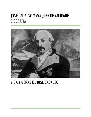 VOL. 001 : José Cadalso