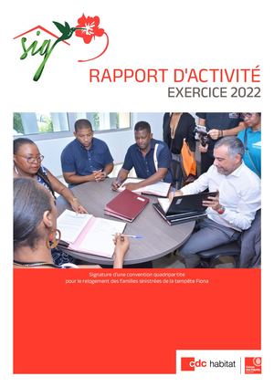 Rapport d'activité SIG 2022