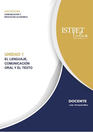 Unidad 1 Redaccion Academica