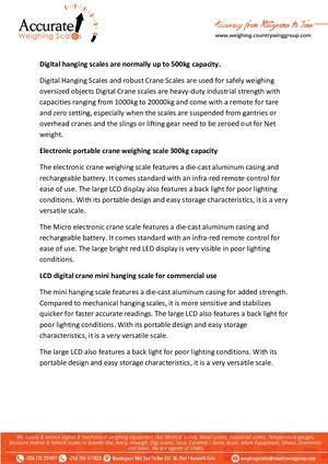 Digital Crane Hang weighing Scale 300kg in Kampala