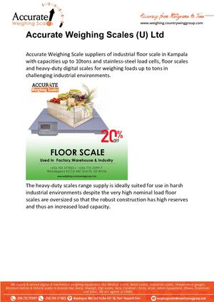 warehouse industrial floor weighing scales in Kampala