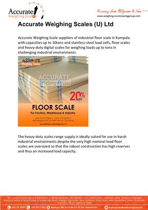 digital industrial floor weighing scales in Kampala