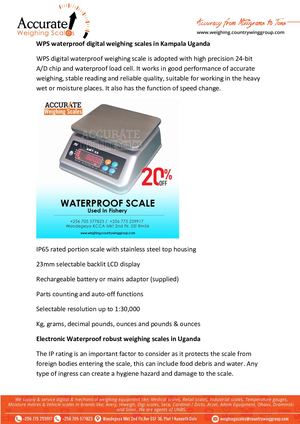 Multiple weighing units waterproof scale prices