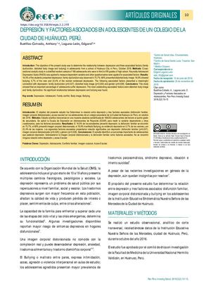 Dialnet Depresion Yfactores Asociados En Adolescentes De Un Coleg 7174436