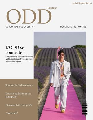 Fashion Magazine In Black And White Beige Minimal Type Driven Style