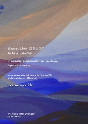 Anne Lise Gruet Architecte Cv Book 2023 Portait