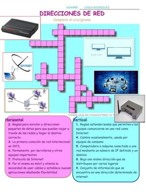 Crucigrama Sin Resolver