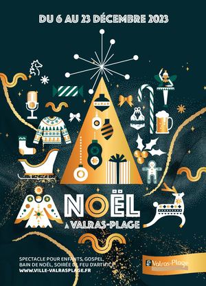 Flyer Noël Valras Plage 2023