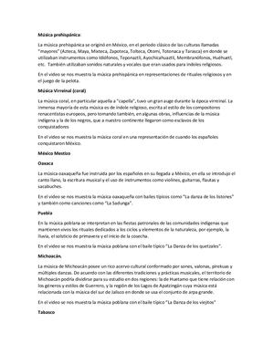 Música Prehispánica