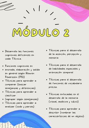 Módulo 2: trabajos