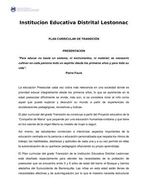 Plan Curricular Transicion Actualizado (1)