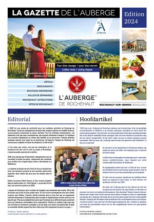 Gazette Auberge 2024