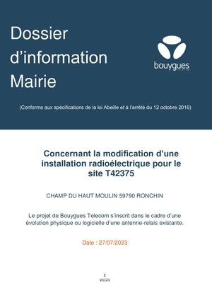 Ronchin Champ Du Haut Moulin BT 20230727