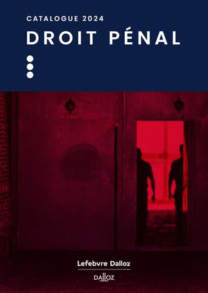 Catalogue 2024 - Droit pénal