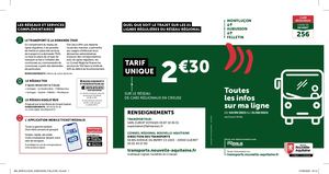 LIGNE 256 - Montlucon - Aubusson - Felletin