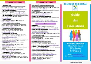 Guide Des Associations Mise à Jour Le 16 Nov 2023