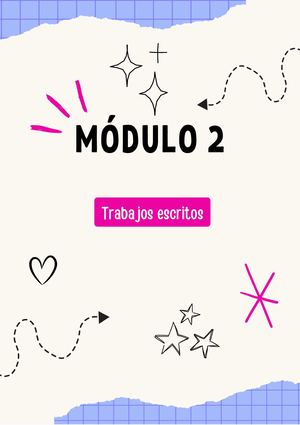 Módulo 2 Trabajos Escritos