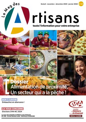 MAG DES ARTISANS N°87 – Alimentation de proximité, Un secteur qui a la pêche !