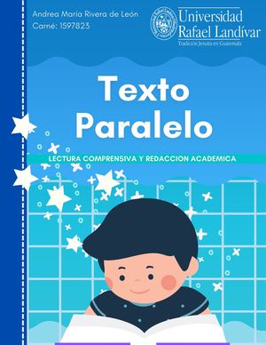 Avances- Texto Paralelo
