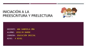 Iniciación A La Preescritura Y Prelectura Cuadernillo