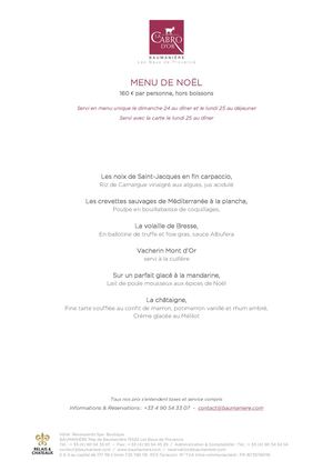 Menus Fetes 2023 Cabro d'Or