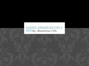 Native American Cpa Firm Ba