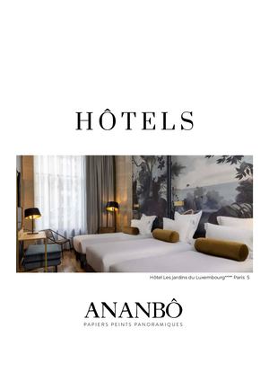 ANANBÔ Hotels 2024 Professional Prices