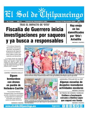 El Sol De Chilpancingo 17 Noviembre 2023