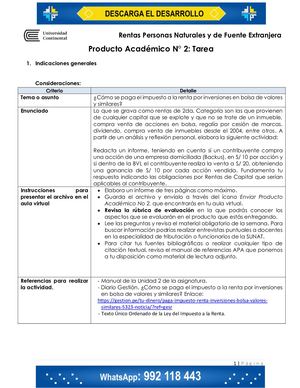 Renta Personas Naturales Y De Fuente Extranjera