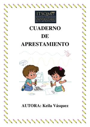 Cuaderno De Aprestamiento