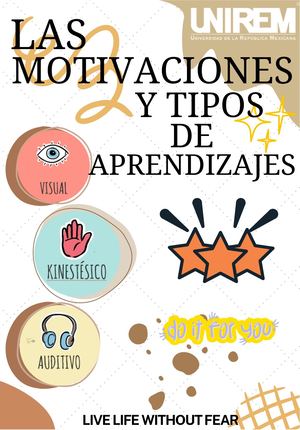 LAS MOTIVACIONES Y TIPOS DE APRENDIZAJES.