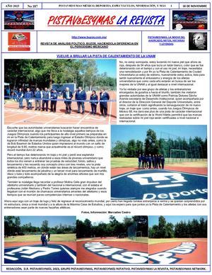 Pistav8esymas La Revista 18 De Noviembre 2023