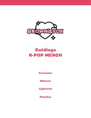 Catálogo Kpop Merch