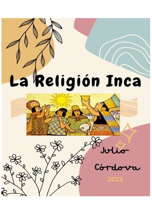 La Religion En Imperio Incaico