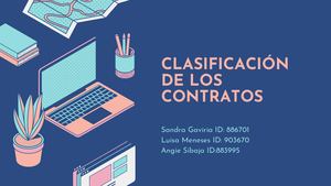 Clasificación de los contratos