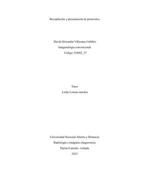 Recopilación Y Presentación De Protocolos