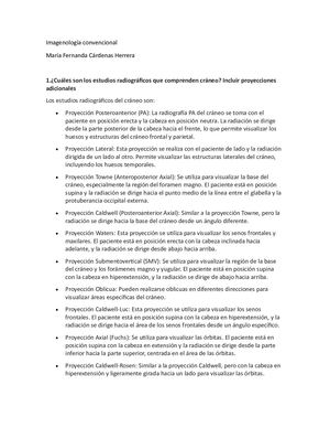 Imagenología Convencional