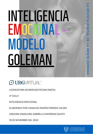 Inteligencia Emocional Modelo Goleman